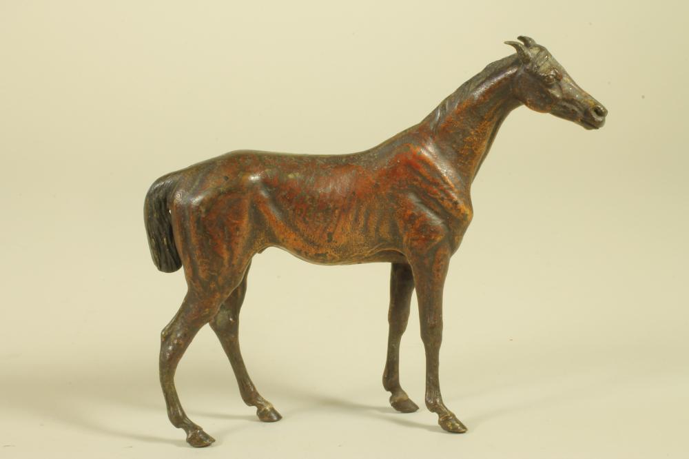 AN AUSTRIAN COLD PAINTED BRONZE HORSE Image