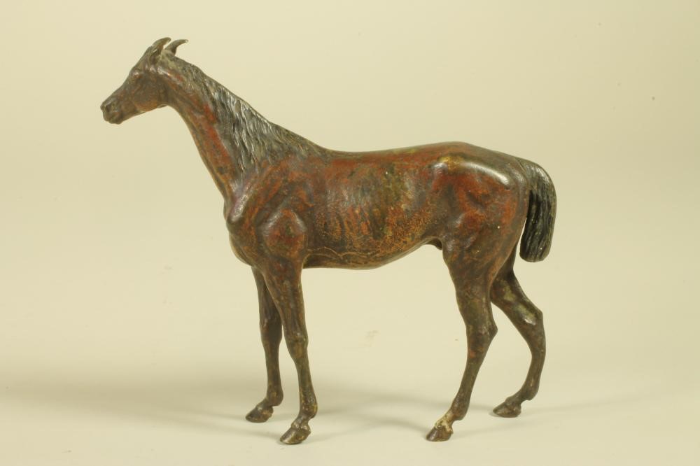 AN AUSTRIAN COLD PAINTED BRONZE HORSE Image