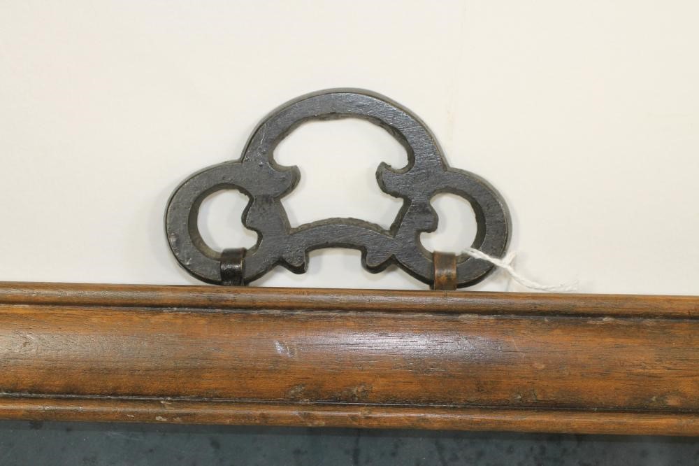 A CHINESE REVERSE PAINTING ON GLASS Image