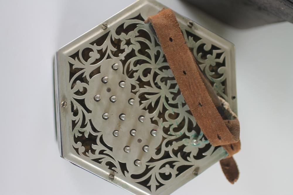 A C. JEFFRIES THREE ROW ANGLO CONCERTINA Image