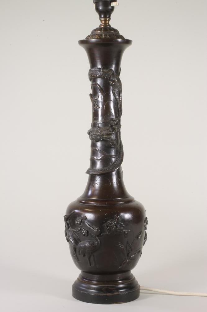 A JAPANESE BRONZE VASE Image