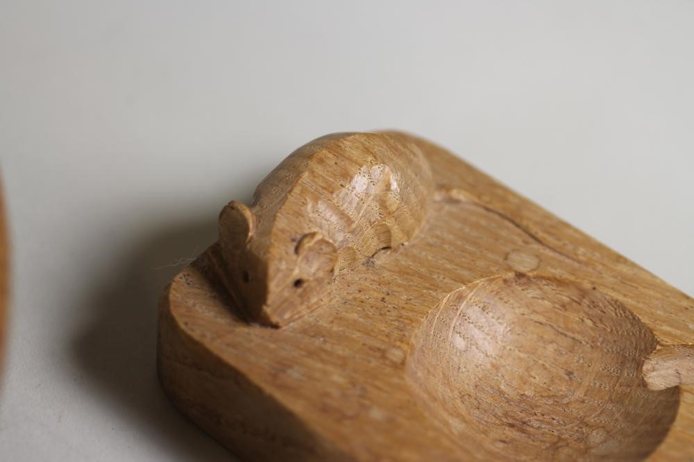 AN OAK FRUIT BOWL BY ROBERT THOMPSON Image