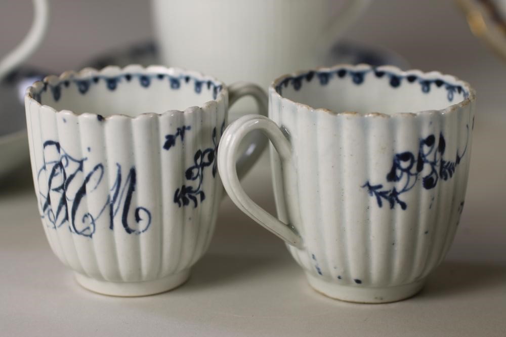 A PAIR OF PENNINGTON LIVERPOOL PORCELAIN COFFEE CUPS Image