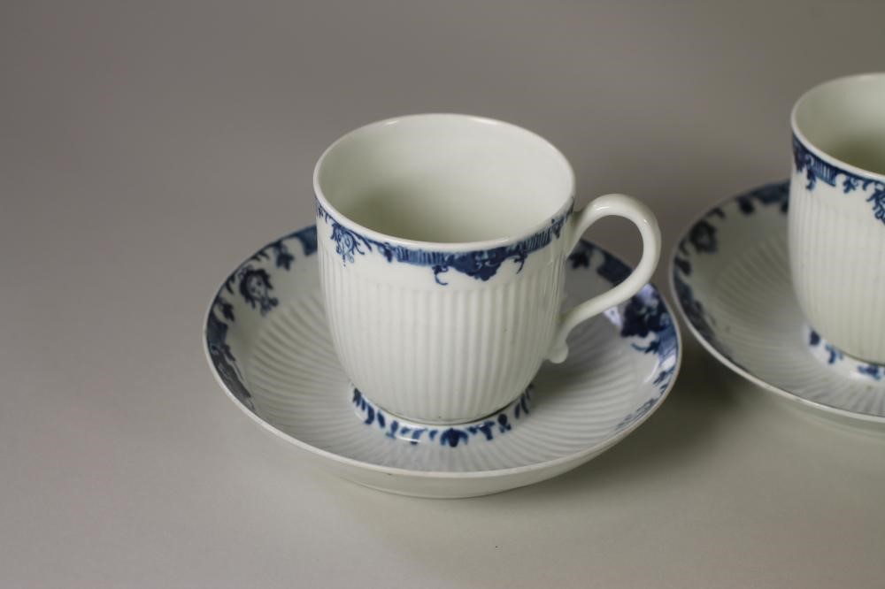 A PAIR OF PENNINGTON LIVERPOOL PORCELAIN COFFEE CUPS Image
