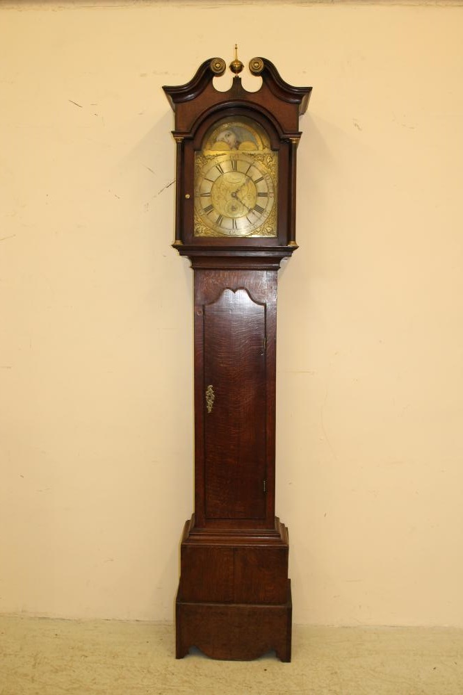 AN OAK LONGCASE CLOCK by John Lawson Image