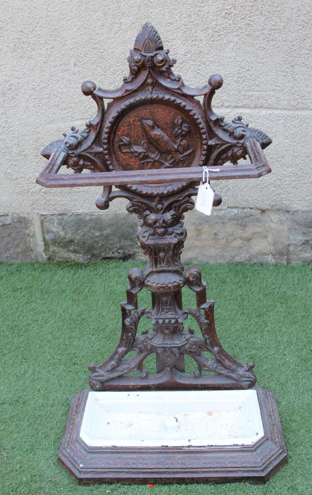 A VICTORIAN CAST IRON STICK STAND Image