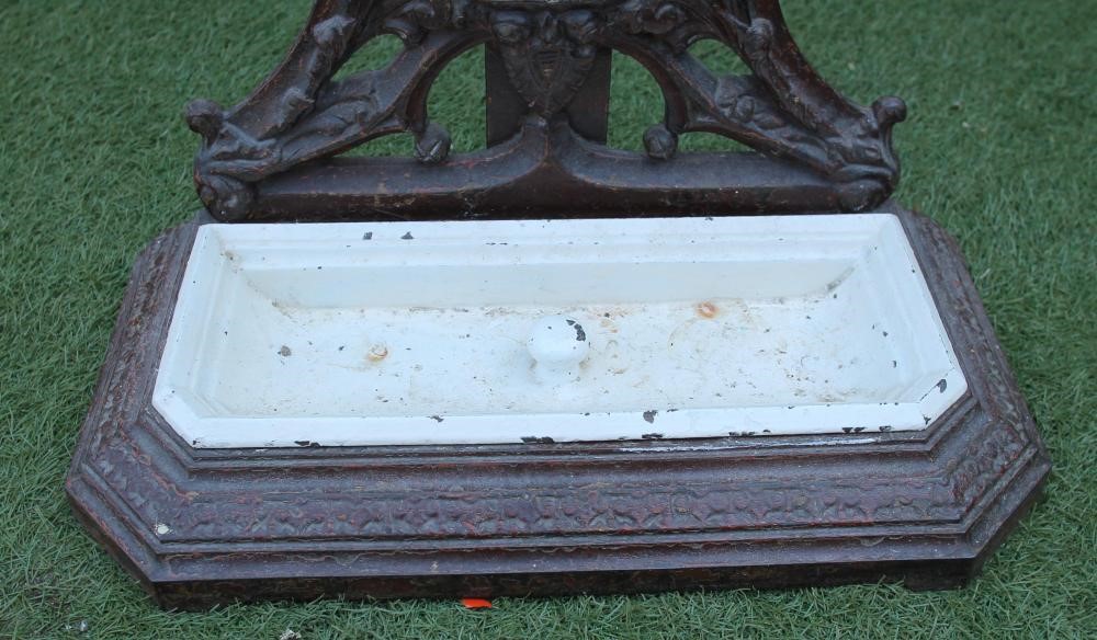 A VICTORIAN CAST IRON STICK STAND Image