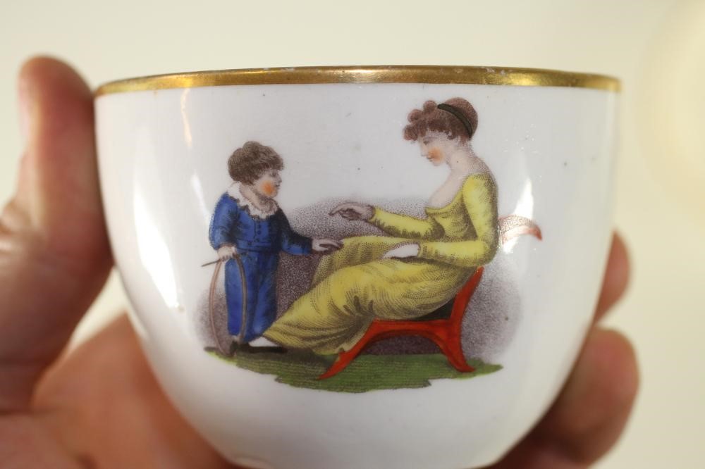 TWO ENGLISH PORCELAIN ARMORIAL SOUP PLATES Image