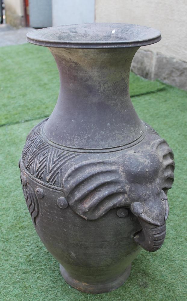 A TERRACOTTA VASE Image
