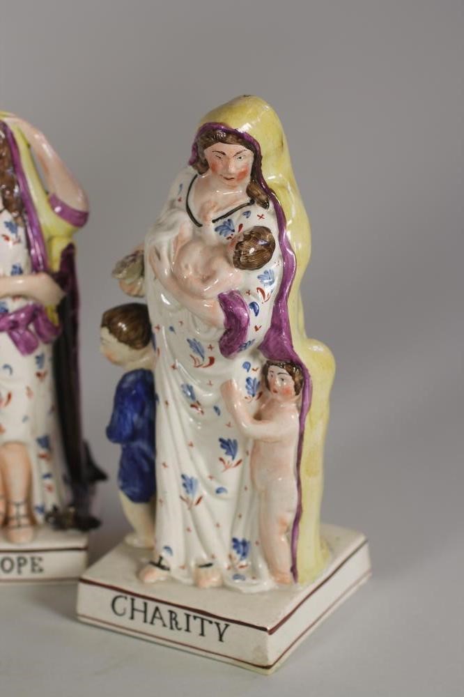 A PEARLWARE FIGURE OF DIANA Image