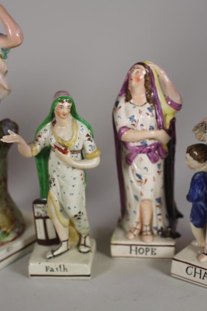 A PEARLWARE FIGURE OF DIANA Image