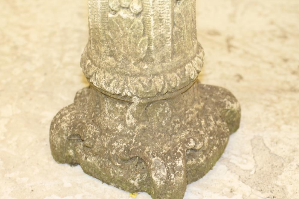 A COMPOSITION STONE BIRD BATH Image