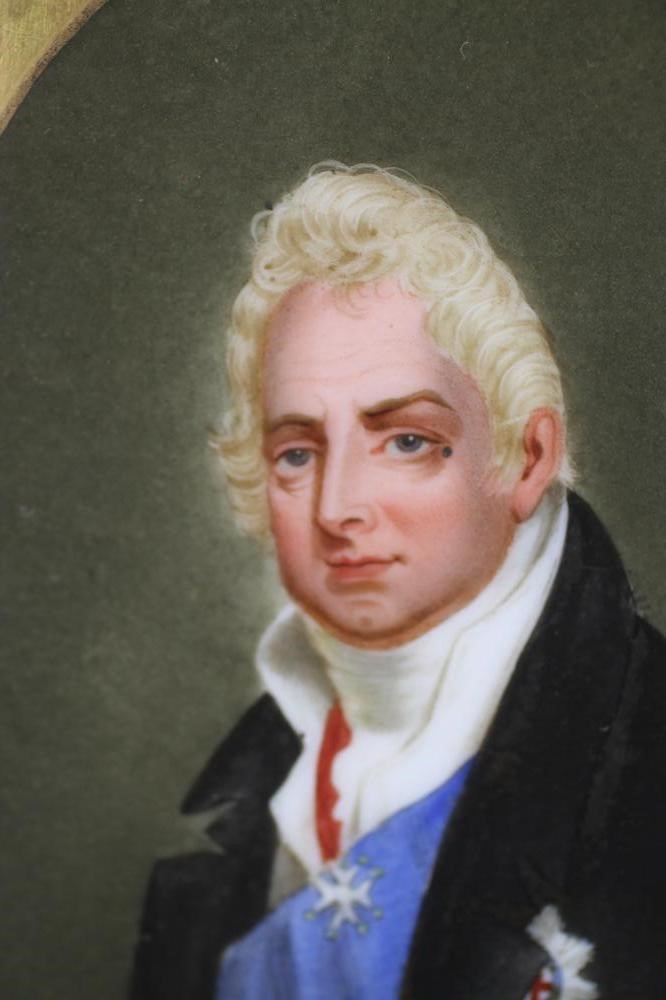 AN ENGLISH PORCELAIN SMALL PLAQUE Image