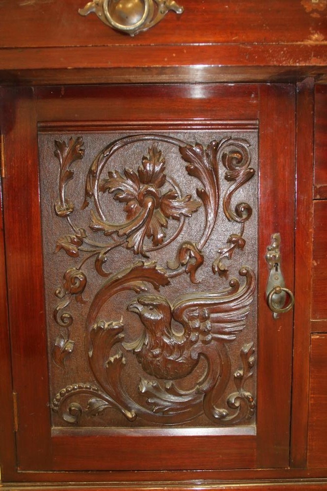 A MAHOGANY "BRADFORD DESK" by Christopher Pratt & Sons Image