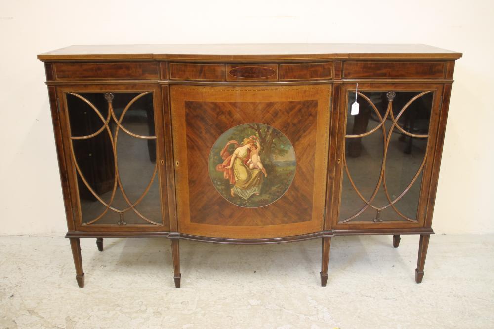 A MAHOGANY SALON CABINET Image