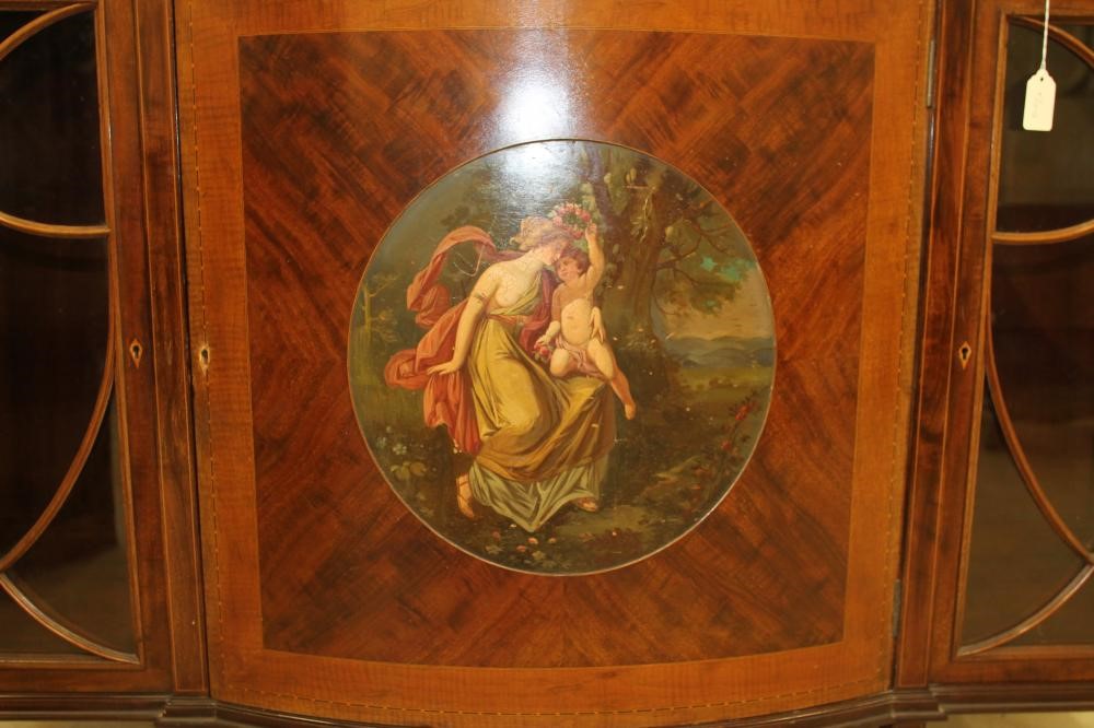 A MAHOGANY SALON CABINET Image