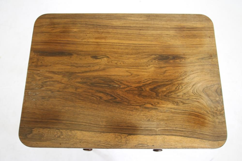 A SMALL REGENCY ROSEWOOD SIDE TABLE Image