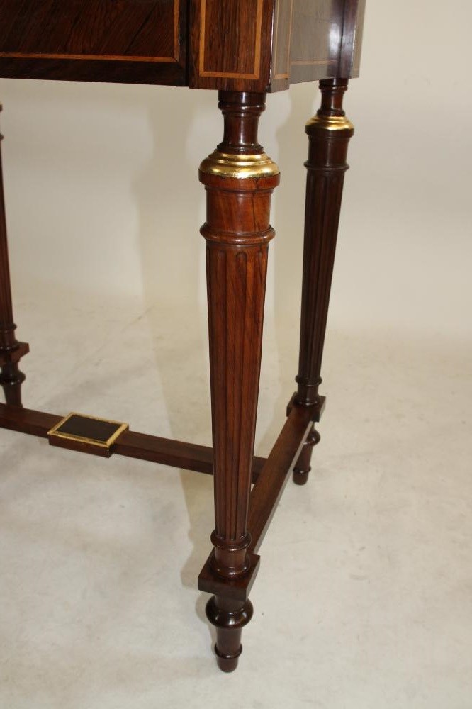 A KINGWOOD AND PARCEL GILT JARDINIERE STAND Image