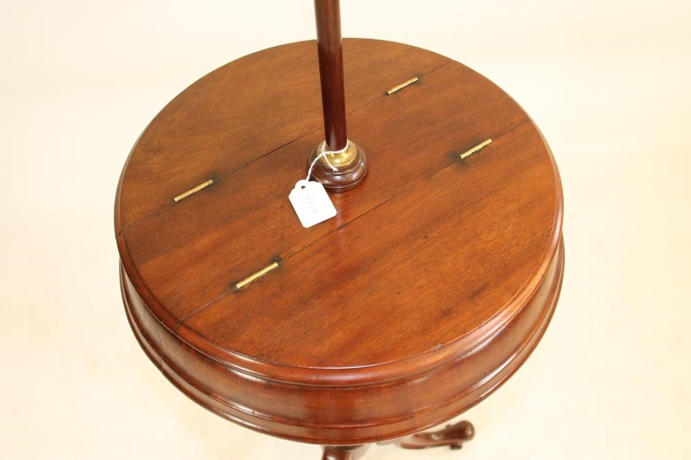 A VICTORIAN MAHOGANY SHAVING STAND Image