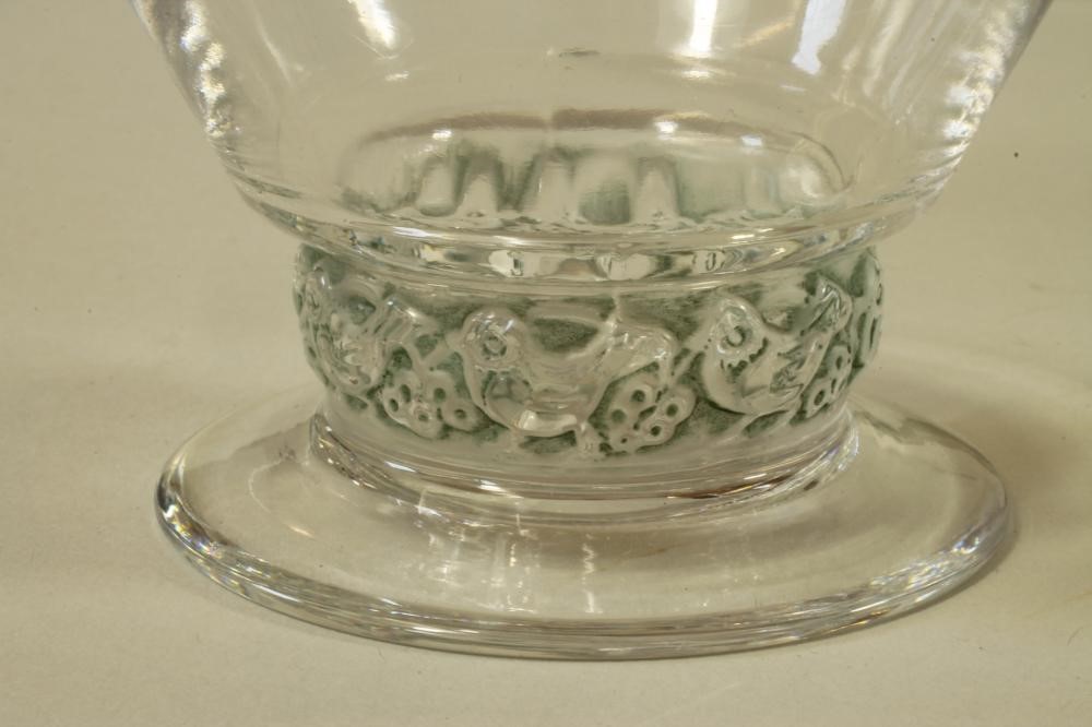 A SET OF SIX LALIQUE GLASS ICE PLATES Image