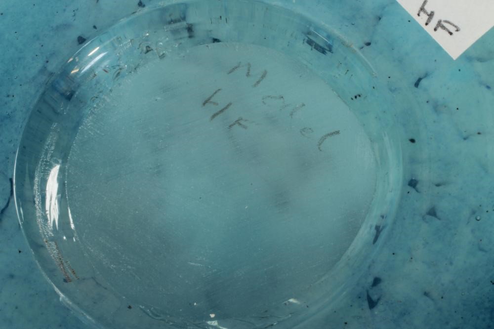 A MONART GLASS VASE of flared cylindrical form with rounded shoulders and slightly everted rim in Image