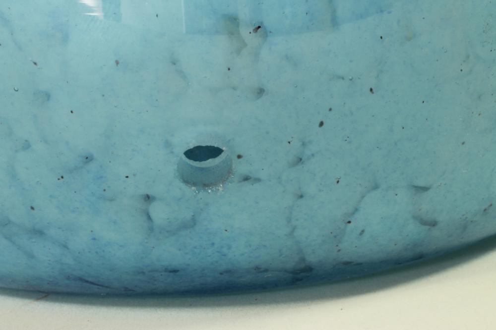 A MONART GLASS VASE of flared cylindrical form with rounded shoulders and slightly everted rim in Image