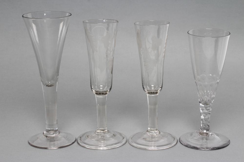 FOUR GLASS ALE FLUTES Image