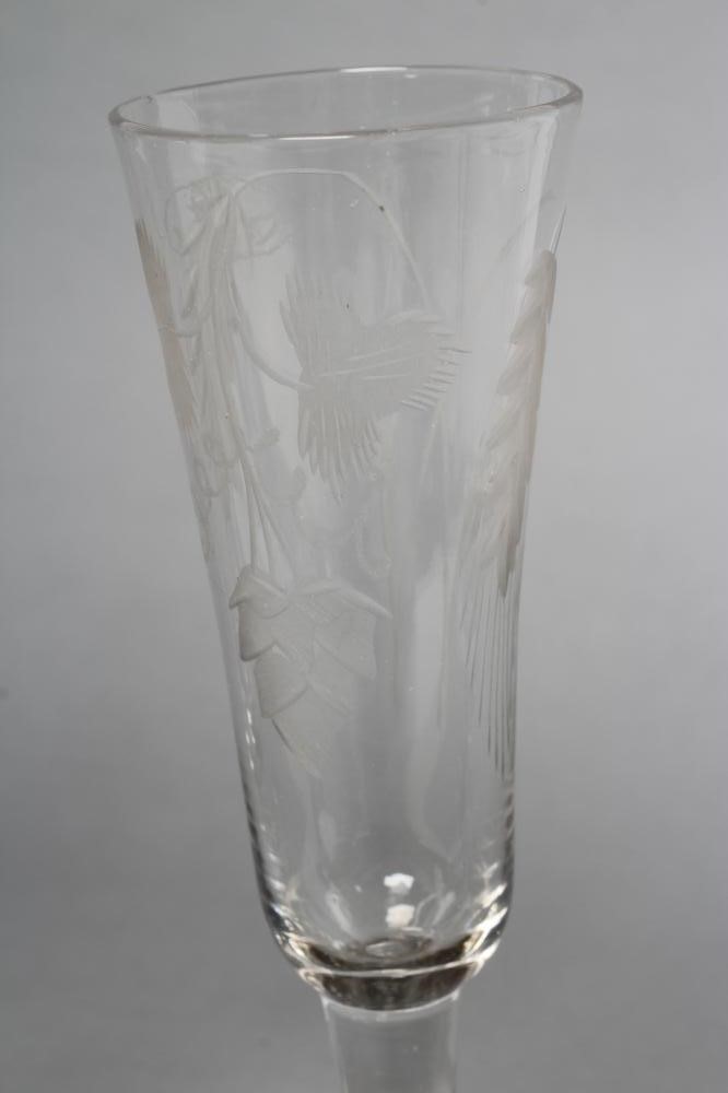 FOUR GLASS ALE FLUTES Image