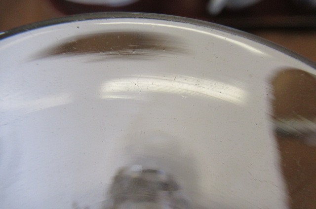 A TALL NEWCASTLE TYPE WINE GLASS Image