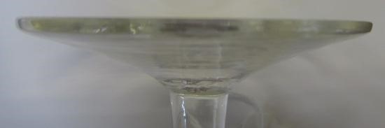 A TALL NEWCASTLE TYPE WINE GLASS Image