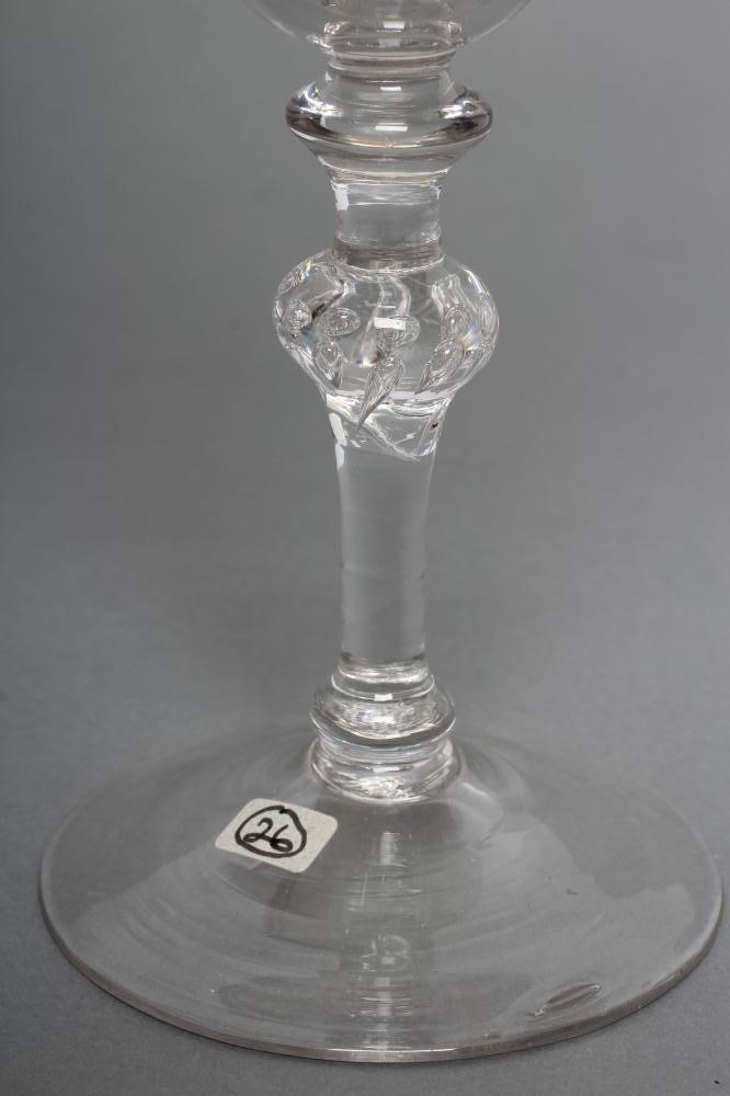 A "NEWCASTLE" TYPE WINE GLASS Image