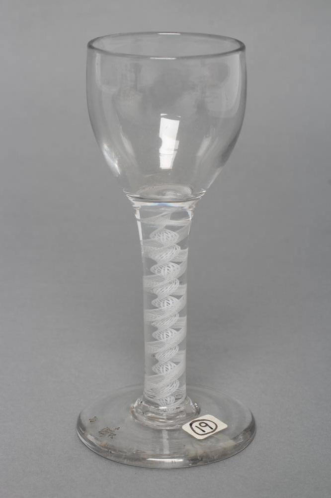 A small wine glass Hartleys Auctioneers & Valuers