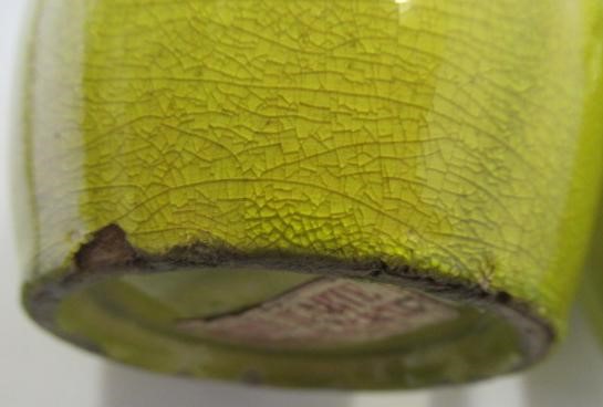 A COMPOSITE PAIR OF CHINESE EARTHENWARE EWERS of double gourd form Image