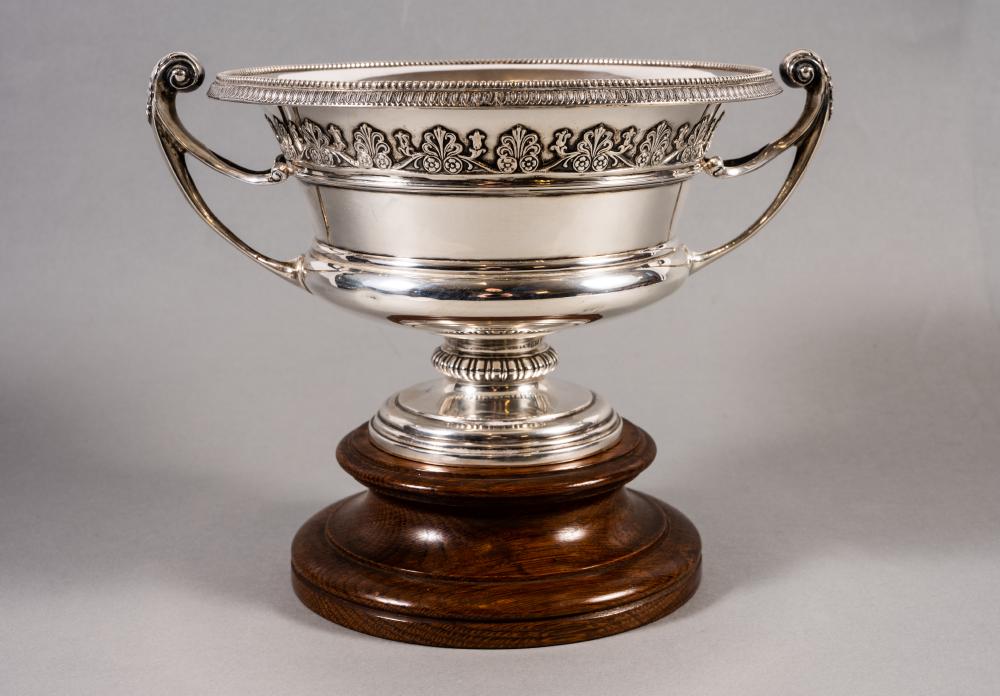 A SILVER CAMPANA URN Image