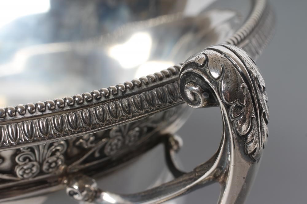 A SILVER CAMPANA URN Image