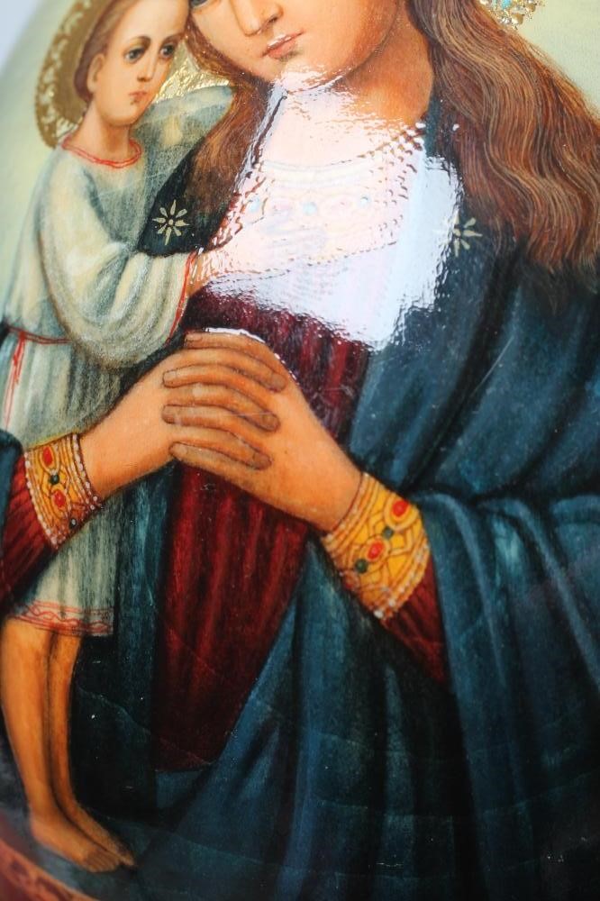 A RUSSIAN FILIGREE EGG STAND Image