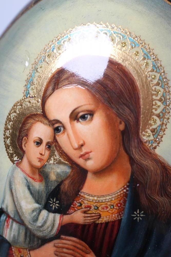 A RUSSIAN FILIGREE EGG STAND Image