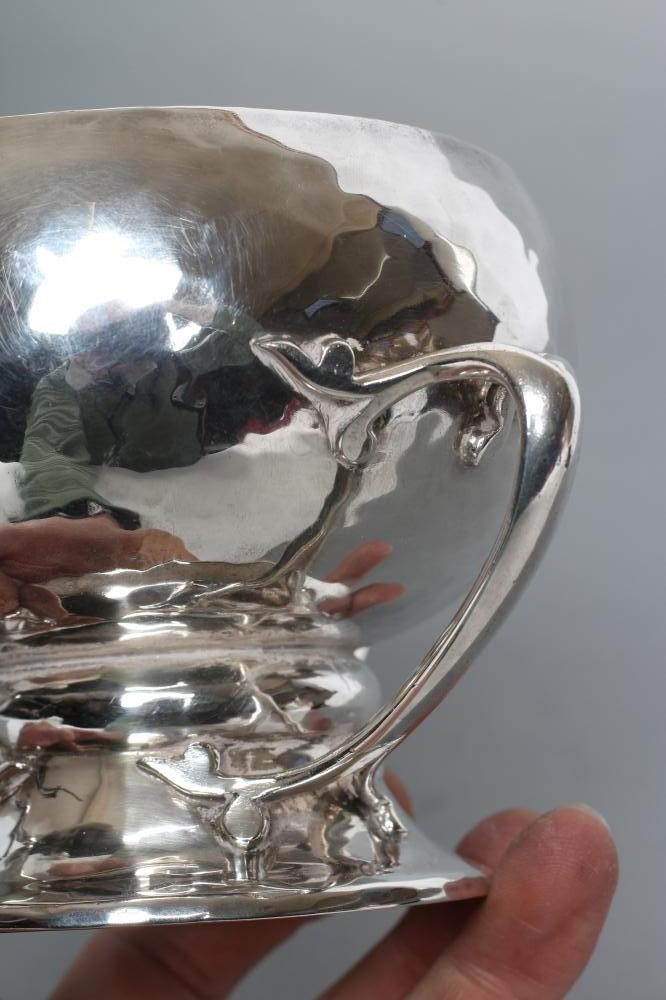 A LATE VICTORIAN ARTS AND CRAFTS SILVER SMALL ROSE BOWL Image