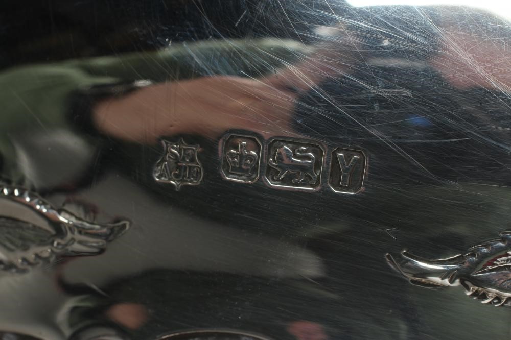 A LATE VICTORIAN SILVER TROPHY ROSE BOWL Image