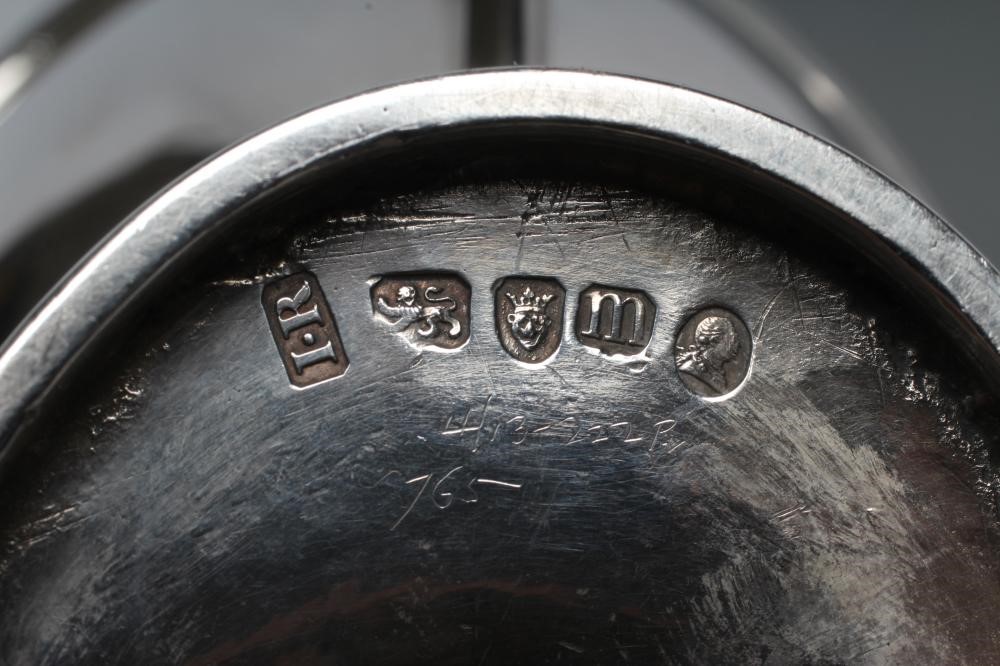 A PAIR OF GEORGE III SILVER SAUCE TUREENS AND COVERS Image