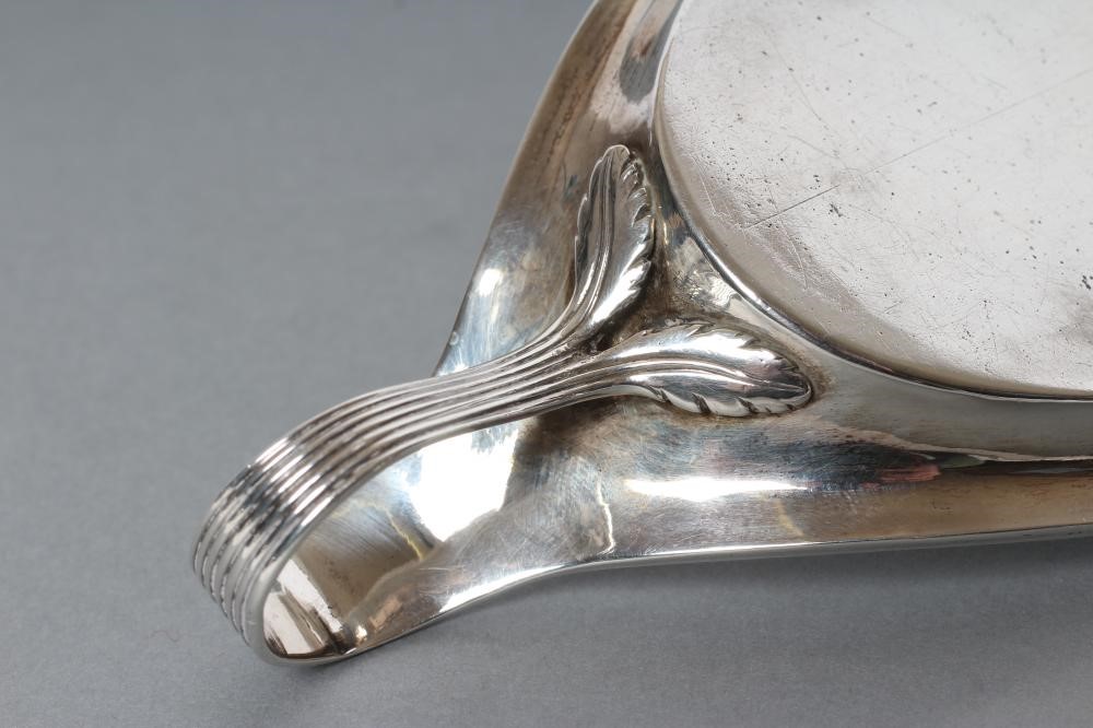 A GEORGE III SILVER SCISSOR SNUFFERS TRAY Image