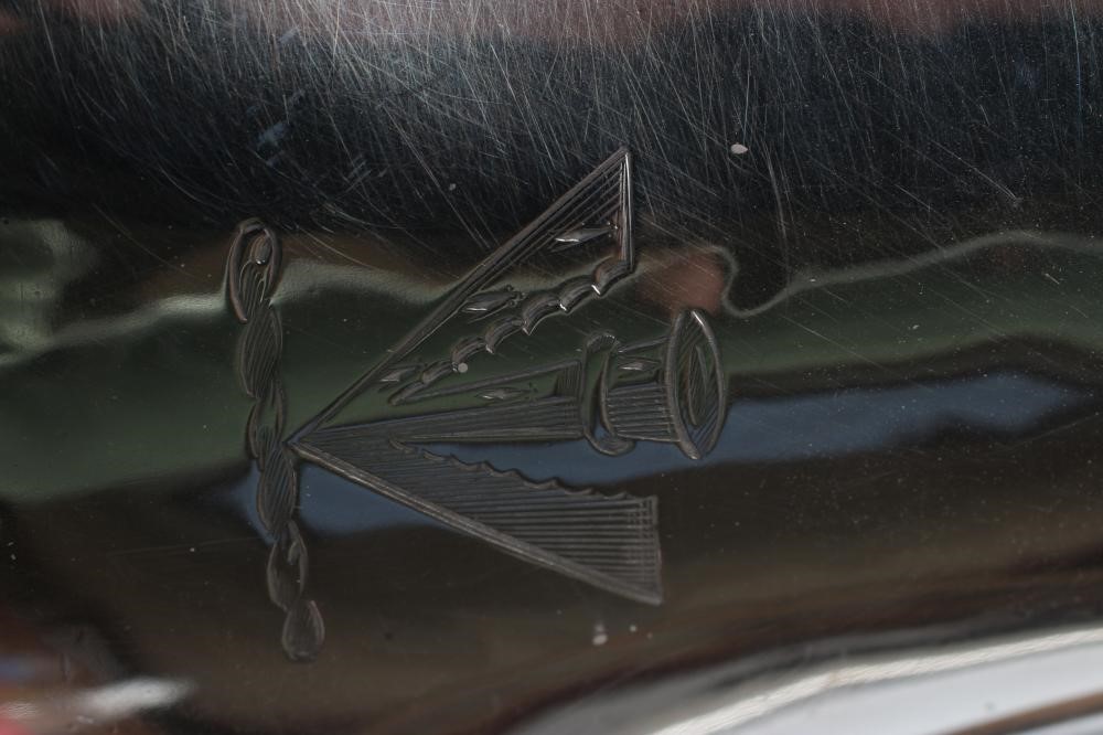 A GEORGE III SILVER COFFEE POT Image