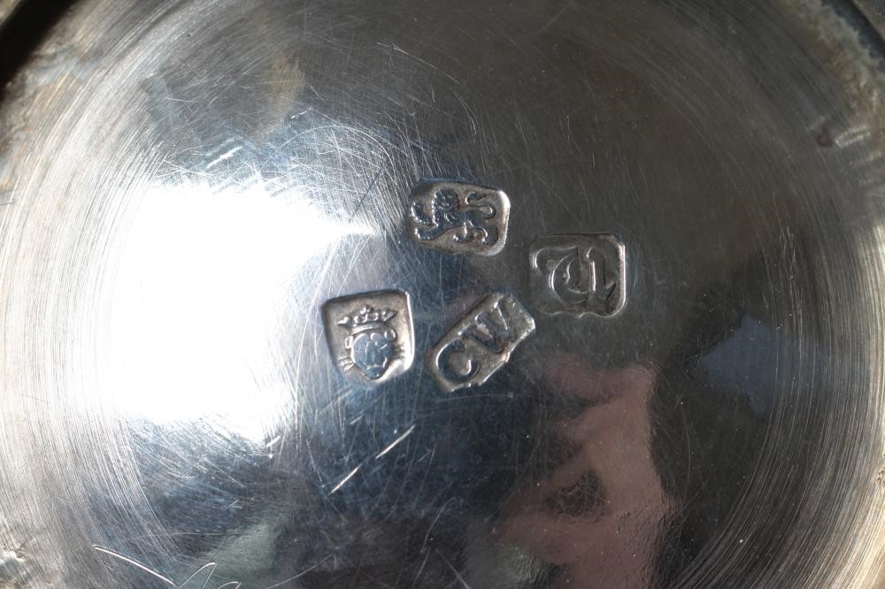 A GEORGE III SILVER COFFEE POT Image