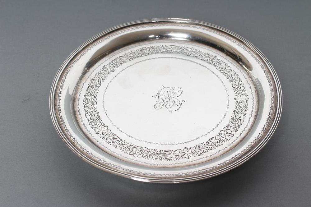 A GEORGE III SILVER SMALL STAND Image