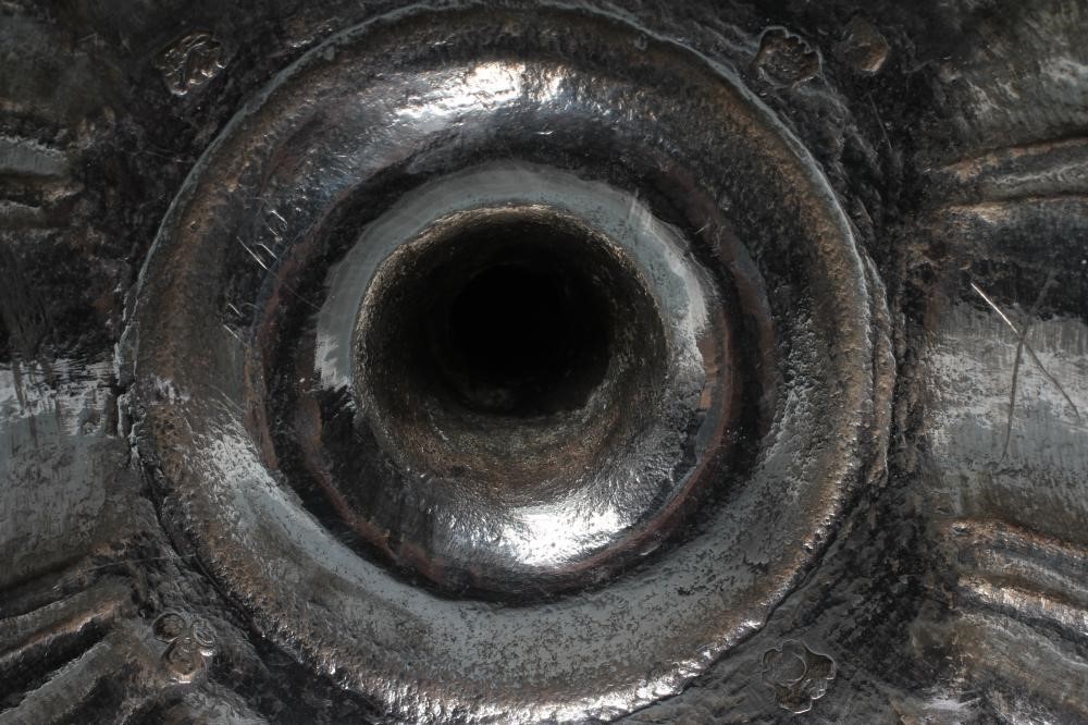 A PAIR OF GEORGE II SILVER CANDLESTICKS Image