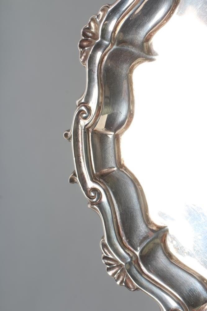 A VICTORIAN SILVER WAITER Image