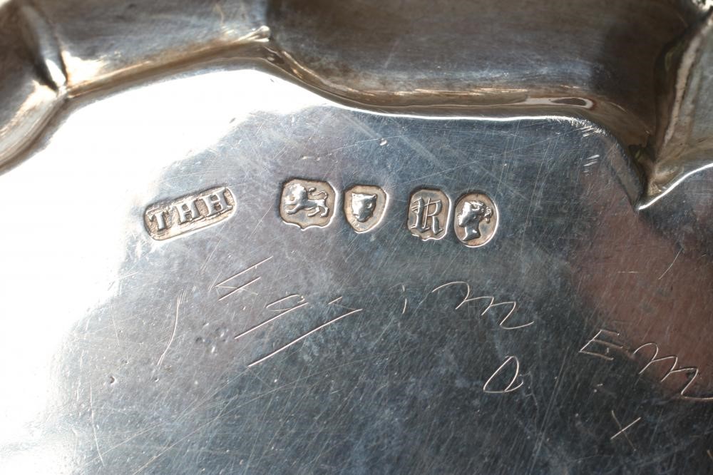 A VICTORIAN SILVER WAITER Image