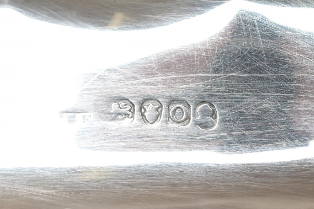 A LATE GEORGE III SILVER BASKET Image