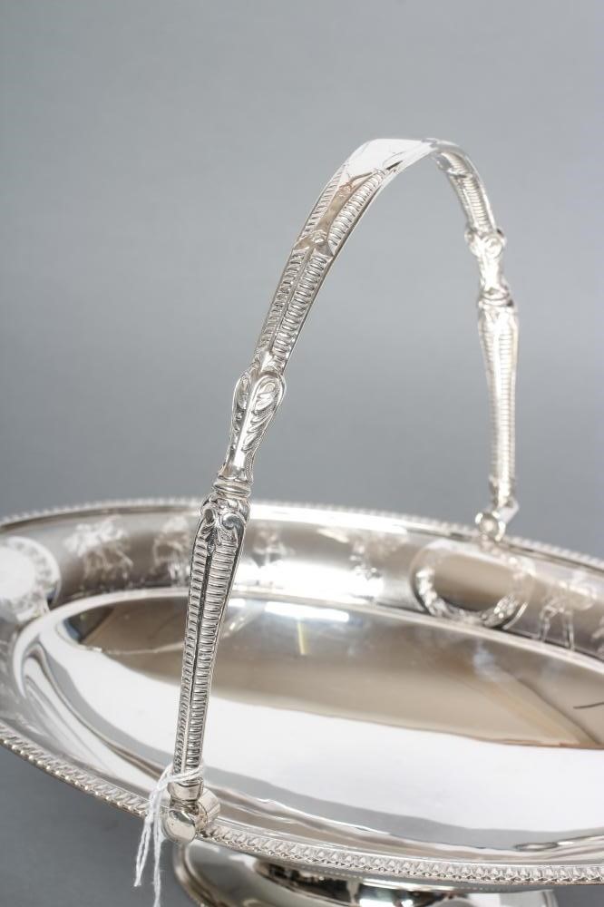 A VICTORIAN SILVER BASKET Image