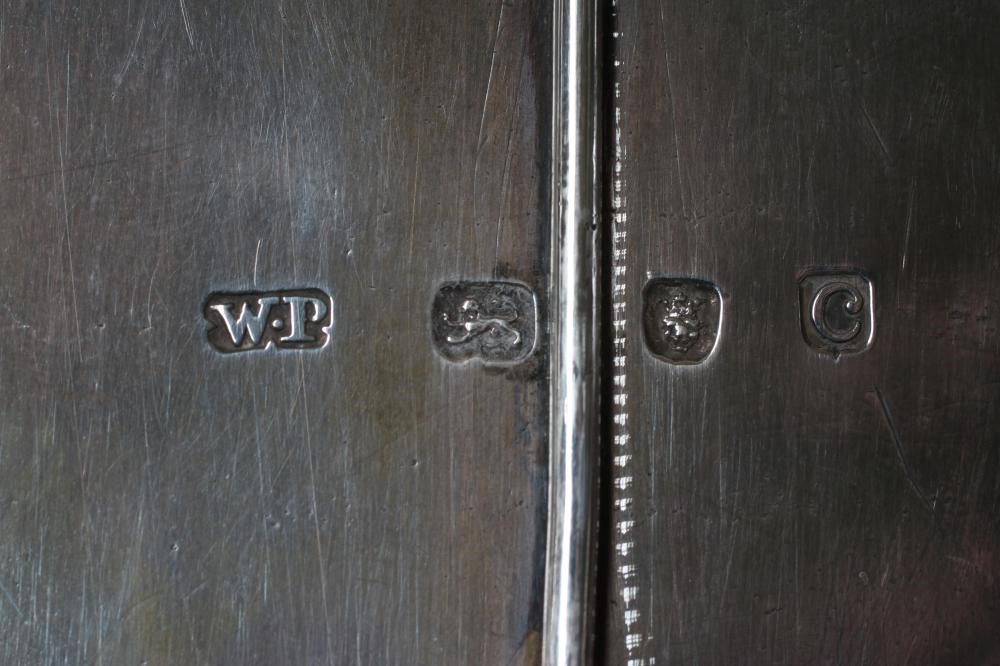 A GEORGE III SILVER DESK STANDISH Image